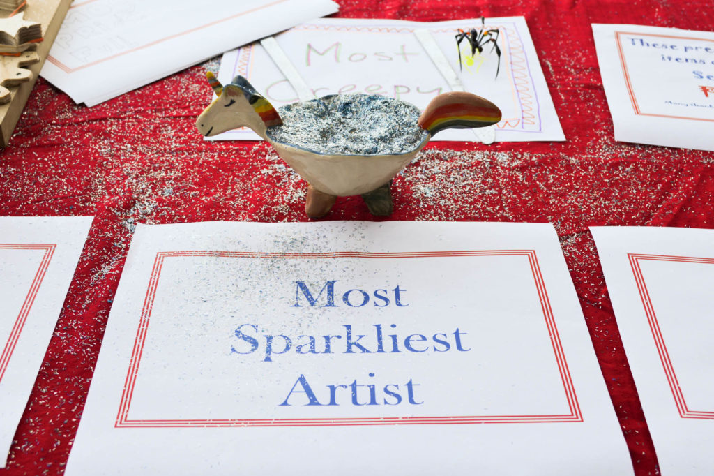 the parade award for "Most Sparkliest Artist"