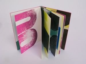 letterpress printed book by Rory Sparks