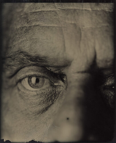 Stephen Takacs, John Carlson from the Exquisite Corpse series, dry-plate tintype, 5 x 4 inches