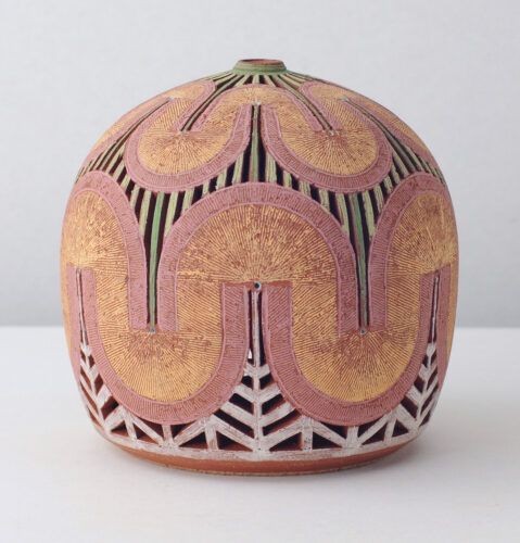 Matt Repsher, Weedpot, ceramic, 7 x 5 x 5 inches