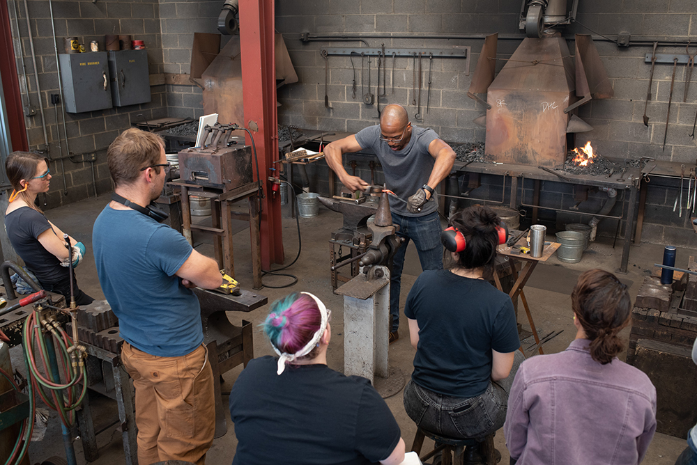 iron workshop with David Clemons